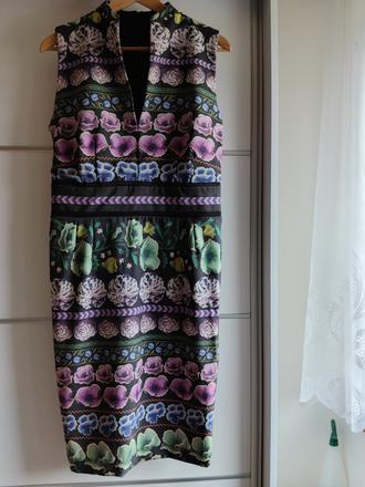 Sugarbird frida kahlo luxusné dámske šaty, sugarbird,xl