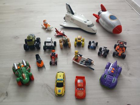 Autá, rakety playmobil, 
