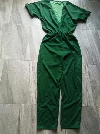 Zelený overal, vl-xl, na vyššiu postavu 175cm, l