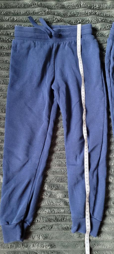 Tepláky tmavomodre h&m dvojicky, h&m,128