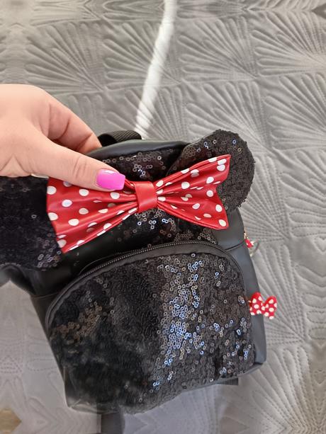 Minnie ruksak s mašľou,