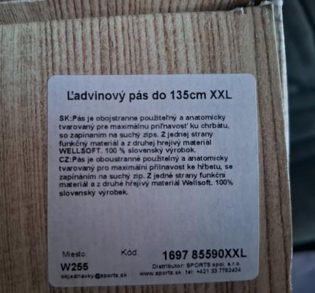 Ladvinovy pas termovel xxl, xxl