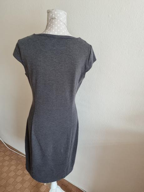 Sivé úpletové šaty george 38/40, george,m