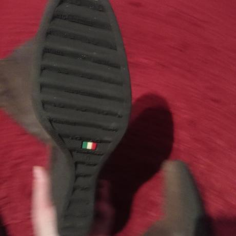 Kožené čižmy na platforme, 39