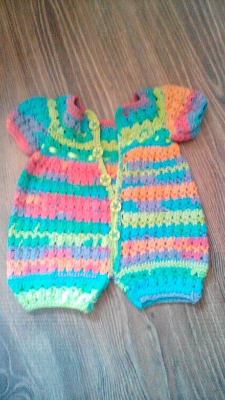 Háčkované opaľovačky,letný overal, 56