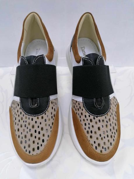 Dámska kožené botasky zn. tanex 21500043 ca+z, 37