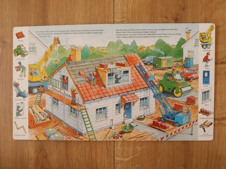 Kniha - môj veľký obrázkový slovník - staviame dom, 