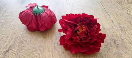 Pivónia - bordová - 13 x 6, 