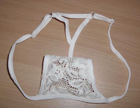 Sexy tangaciky so srdieckom s kamienkami, xs