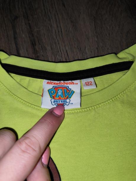 Tričko s dlhým rukávom chase (labková patrola), nickelodeon,122