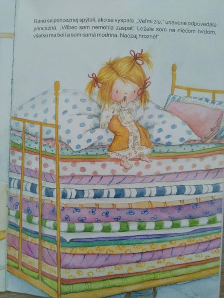 Knižka princezná na hrášku, 