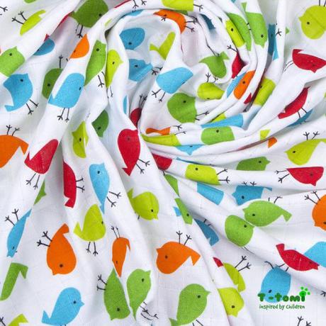 Bambusová plienková osuška s potlačou 80 x 100 cm ,