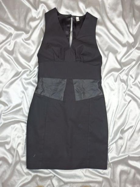 Čierne štýlové šaty, vero moda,38