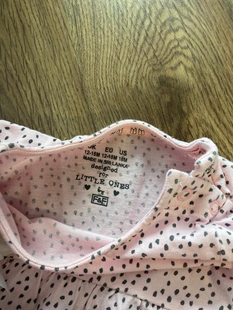 Bodkované šatiky h&m, f&f,86