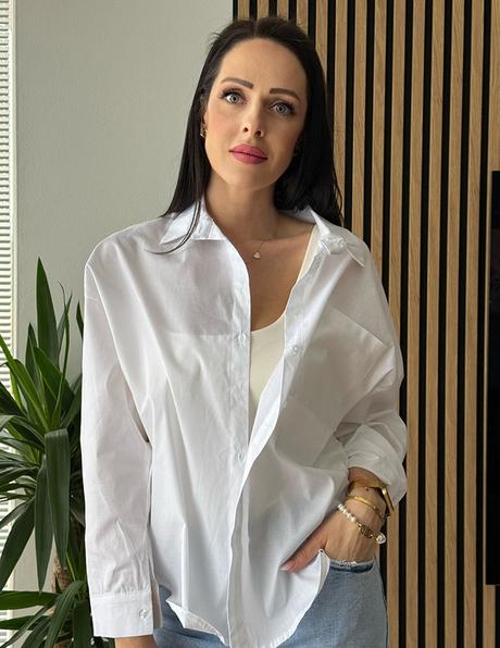 Biela košeľa tiara, 