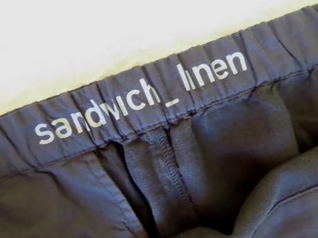 Ľanová sukňa sandwich, veľ. l, l