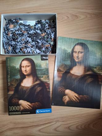 Puzzle clementoni mona lisa monaliza, 