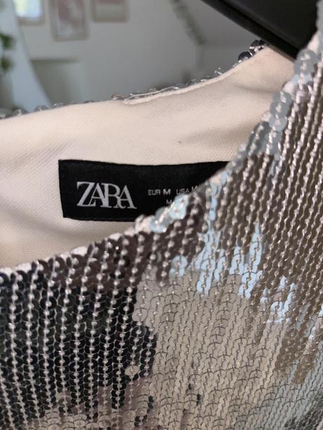 Spoločenské flitrove šaty zara s/m, zara,36 / 38 / m / s