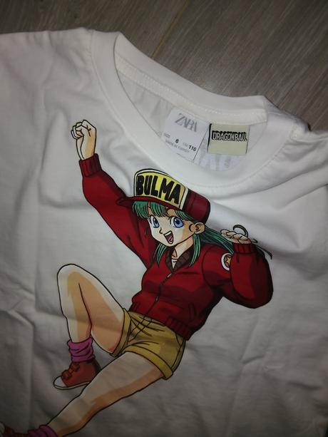 Crop tričko dragonball bulma, zara,116