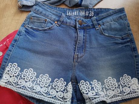 Dámske šortky denim set 3ks, reserved,xs