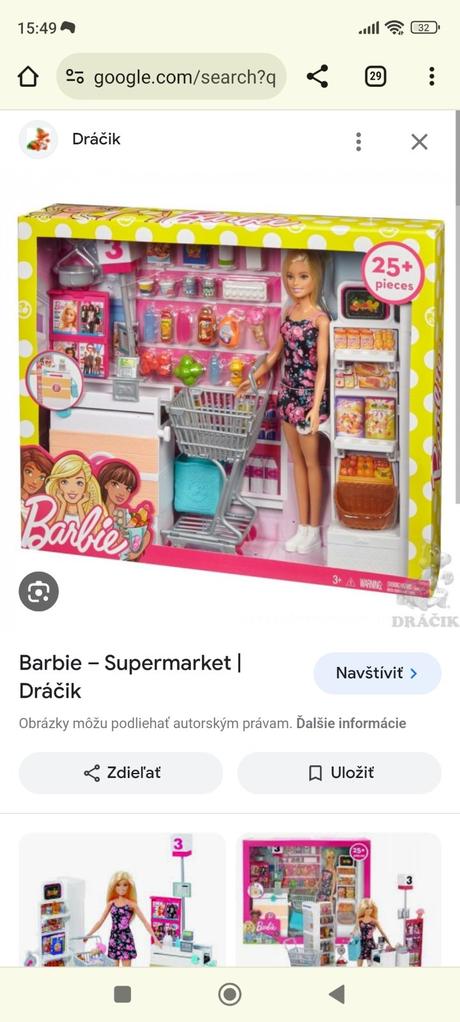 Barbie supermerket,