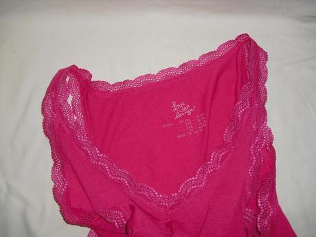 Ruzova tunika s krajkou love, m