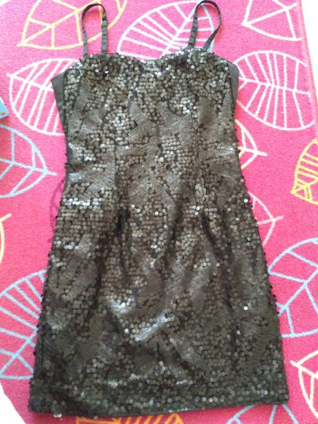 Party saty flitrove, h&m,xs