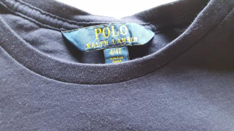 Dievčenské ľahké modré tričko ralph lauren, ralph lauren,104