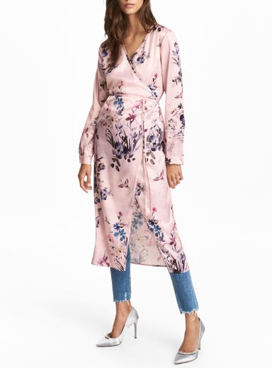 H&m - zavinovacie šaty veľ. 36/s, h&m,s