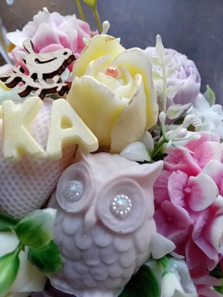 Personalizovaná kytica z mydla,