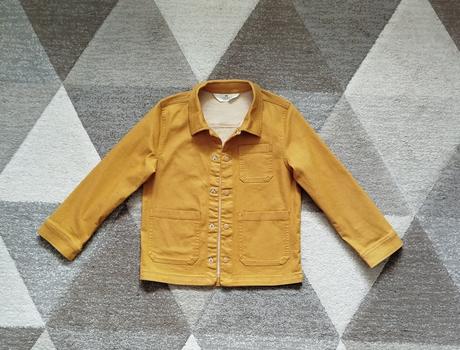 Tenká riflová bundička h&m - top stav, h&m,134