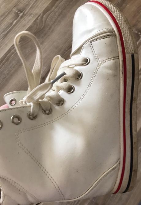 Koženkové tenisky na platforme darujem k nákupu, 39