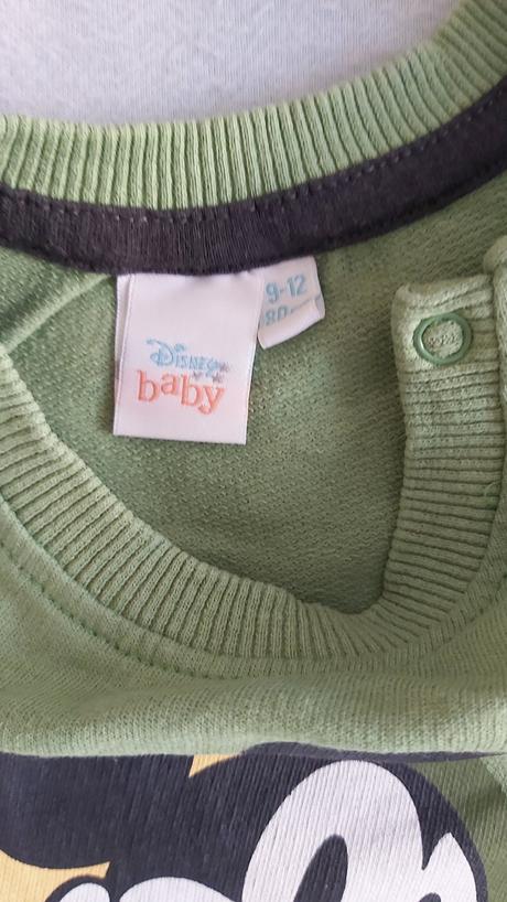 Mikina mickey mouse zelená 80, disney,80