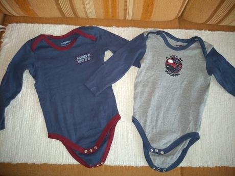 2 ks body s dlhým rukávom, lupilu,86