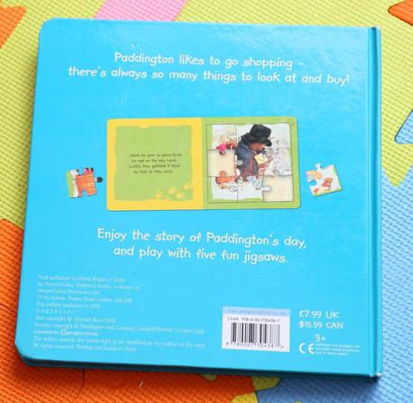 Paddington goes shopping - kniha s puzzle - c,