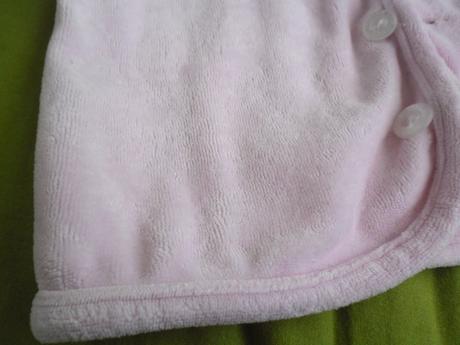 Hrubšia mikina/kabátik č.68 velúrová ružová, george,68