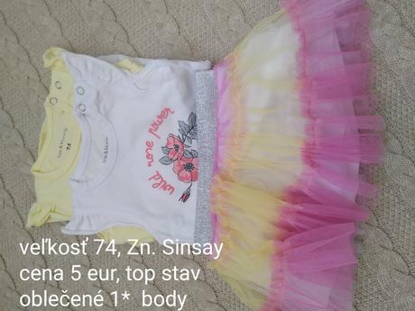 Pekný set 2 body a sukňa, sinsay,74