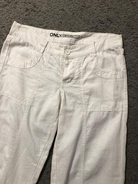 Biele nohavice only, only,m