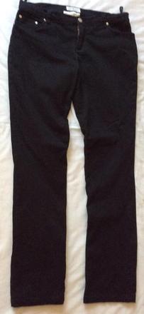 Kvalitné čierne nohavice john braner v. 40/42, 40