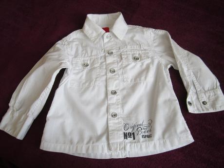 Biela košeľa--esprit--92/98, esprit,98
