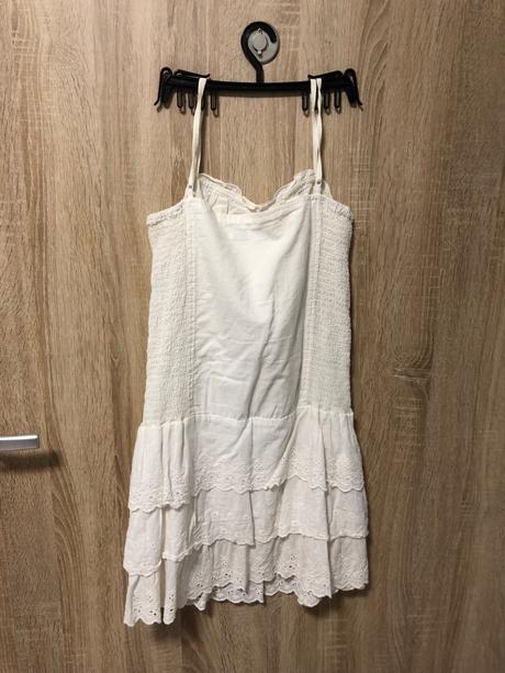 Biele letné šaty xs, fishbone,xs