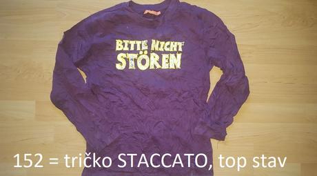 Tričko s dlhým rukávom, staccato,152