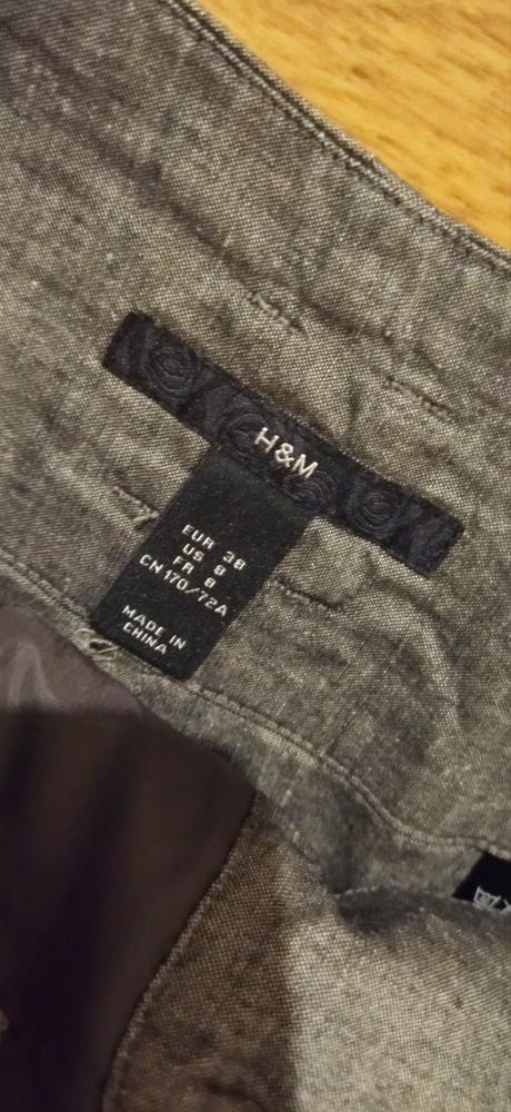 Široké elegantné nohavice h&m, h&m,m