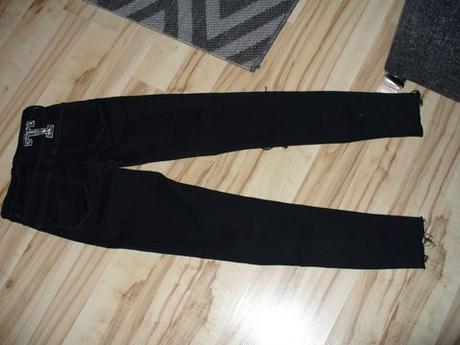 Čierne rifle skiny xxs 32, tally weijl,32