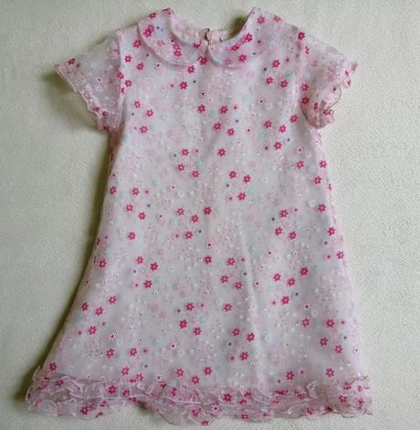 Bledoružové šaty, fagottino,92