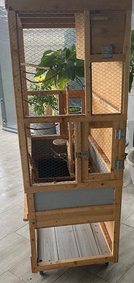 Klietka pre papagáje,