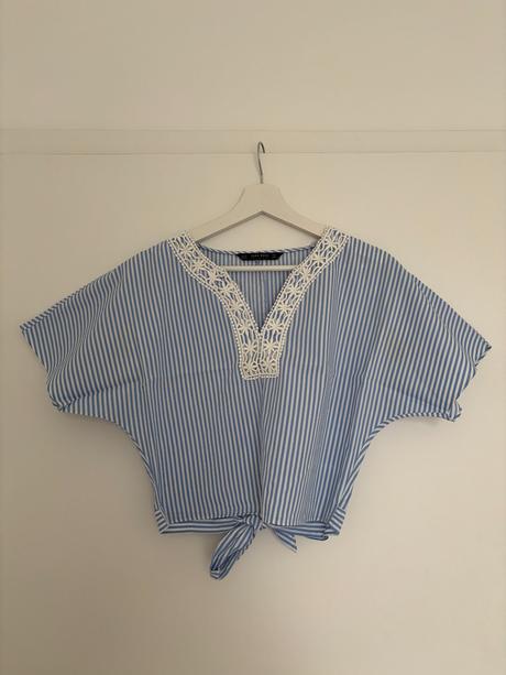 Bielo-modrá blúzka zara, zara,xs