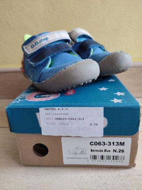 Tenisky plátenky, d.d.step,26