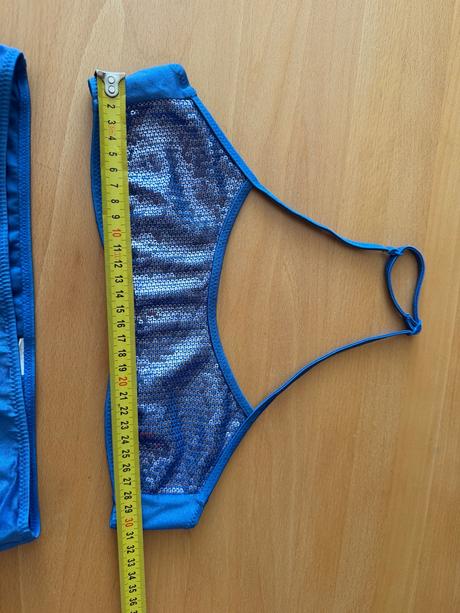 Flitrovane modre plavky calzedonia, calzedonia,158