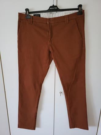 Nohavice hnedé, xl